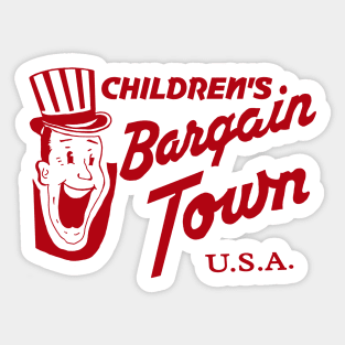 Bargain Town U.S.A. Sticker